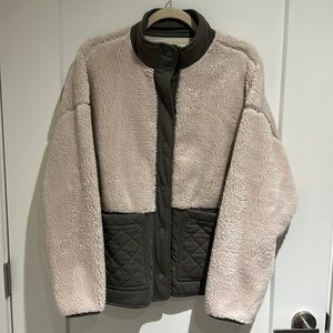 NWT Z Supply Quilted Sherpa Jacket